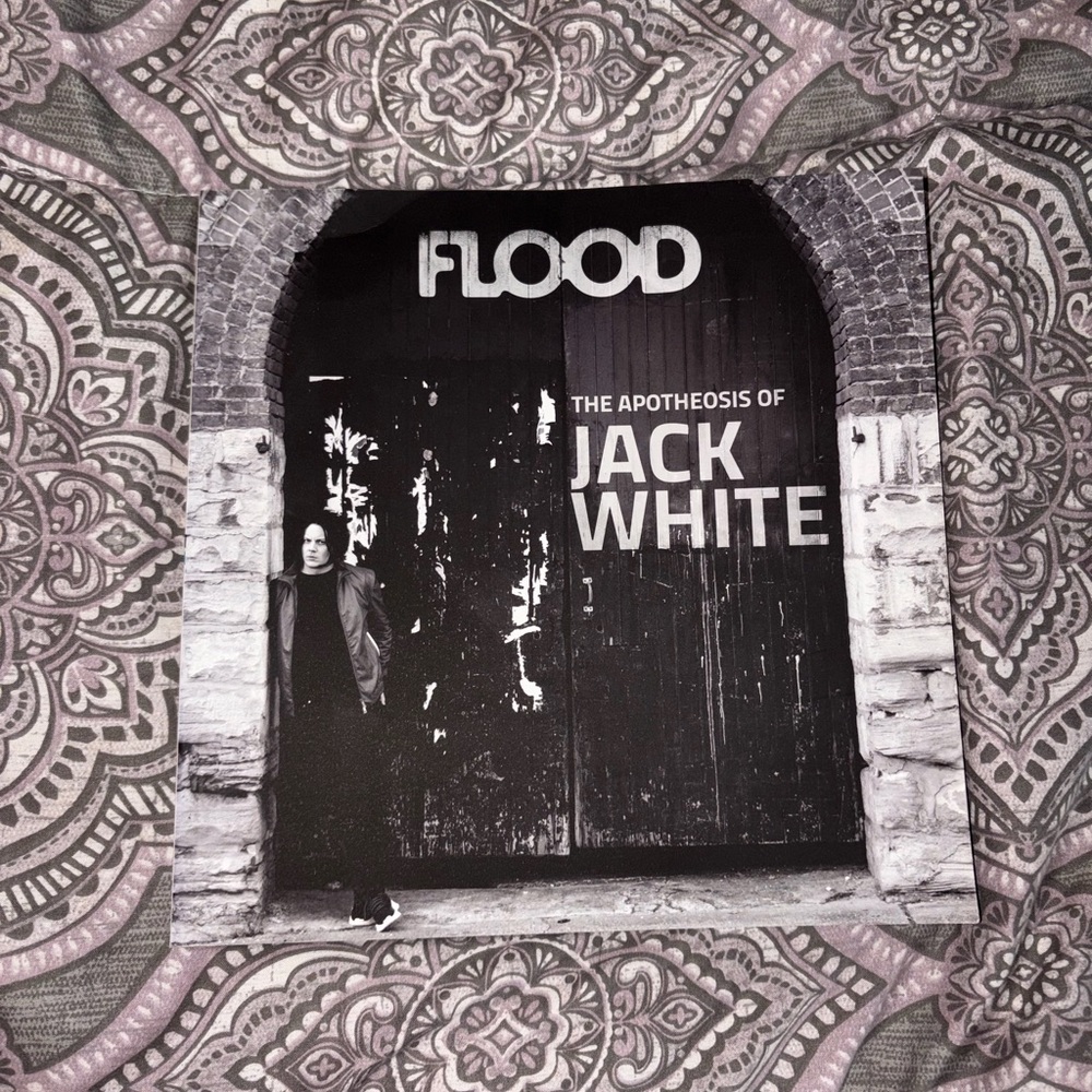 : The Apotheosis of Jack White - Black Album Cover Art Print